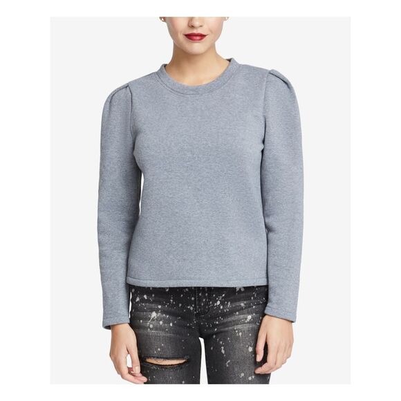 RACHEL ROY Sweaters - RACHEL ROY Womens Gray Long Sleeve Crew Neck Sweater S